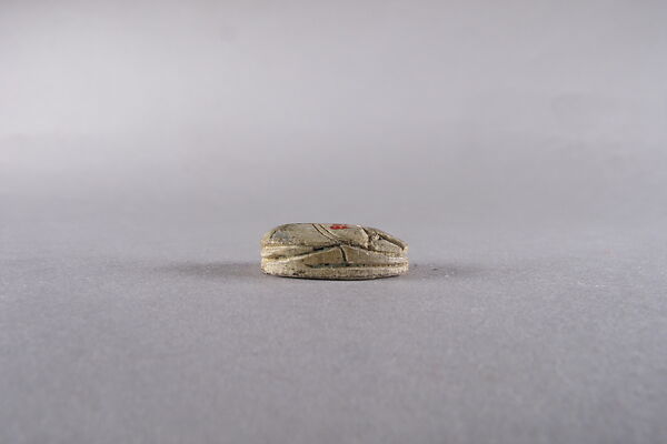 Scarab Inscribed with Blessing Related to Neit, Steatite