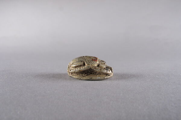 Scarab with the Representation of a Winged Sphinx, Steatite