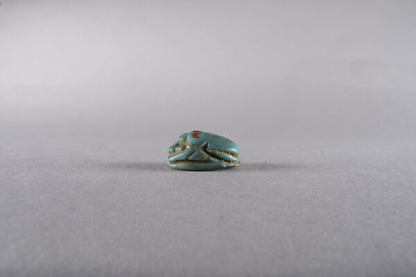 Scarab Inscribed with a Blessing Related to Re, Faience
