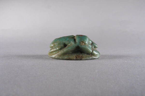 Scarab Inscribed with a Blessing Related to Amun (Amun-Re), Faience