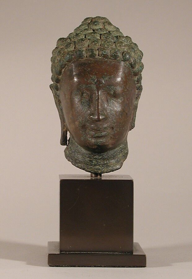 Head of a Buddha, Bronze, Indonesia (Java)