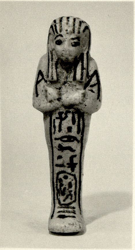Shabti of Painedjem I, Faience