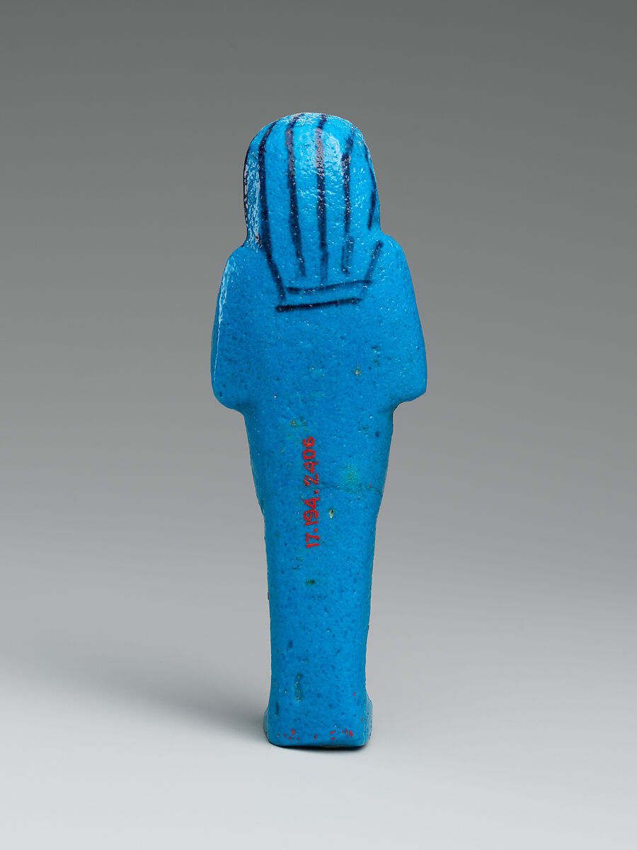 Shabti of Painedjem I, Faience
