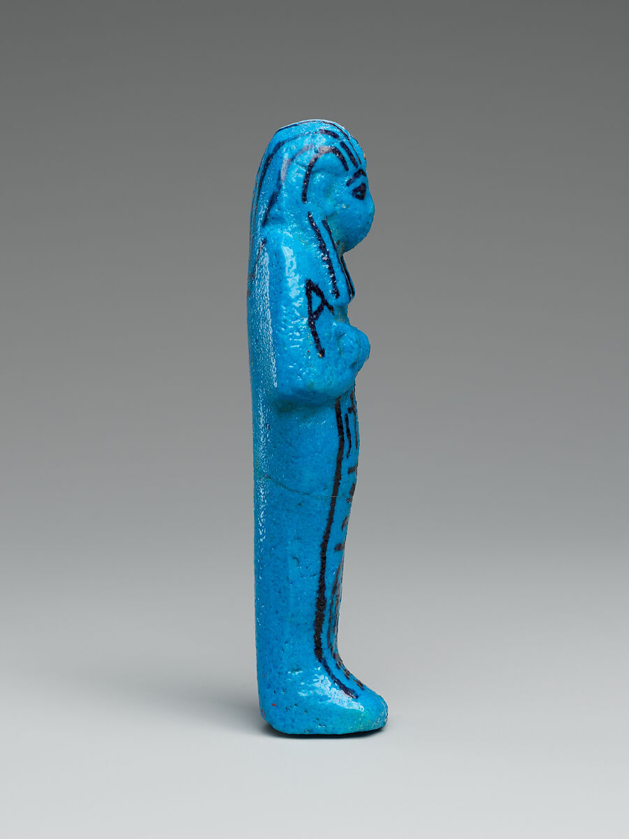 Shabti of Painedjem I, Faience