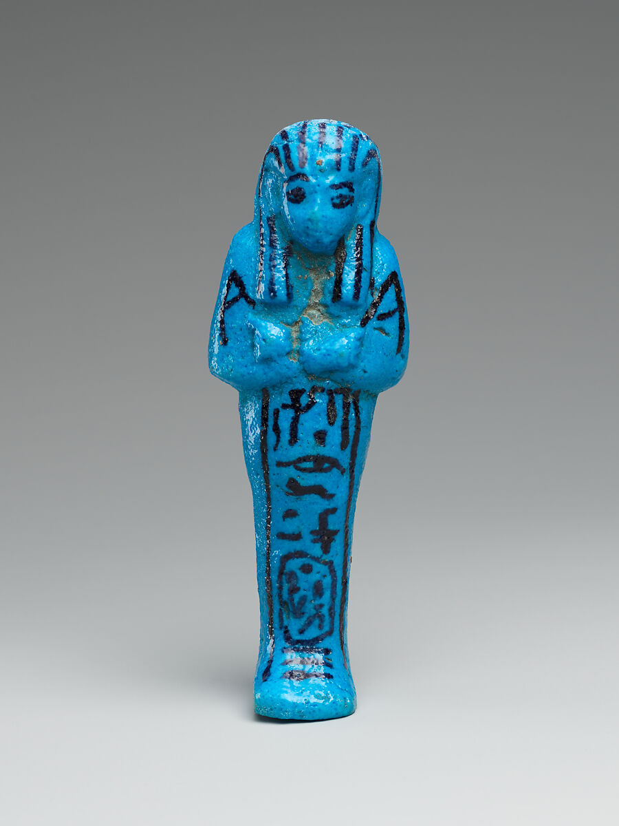 Shabti of Painedjem I, Faience 