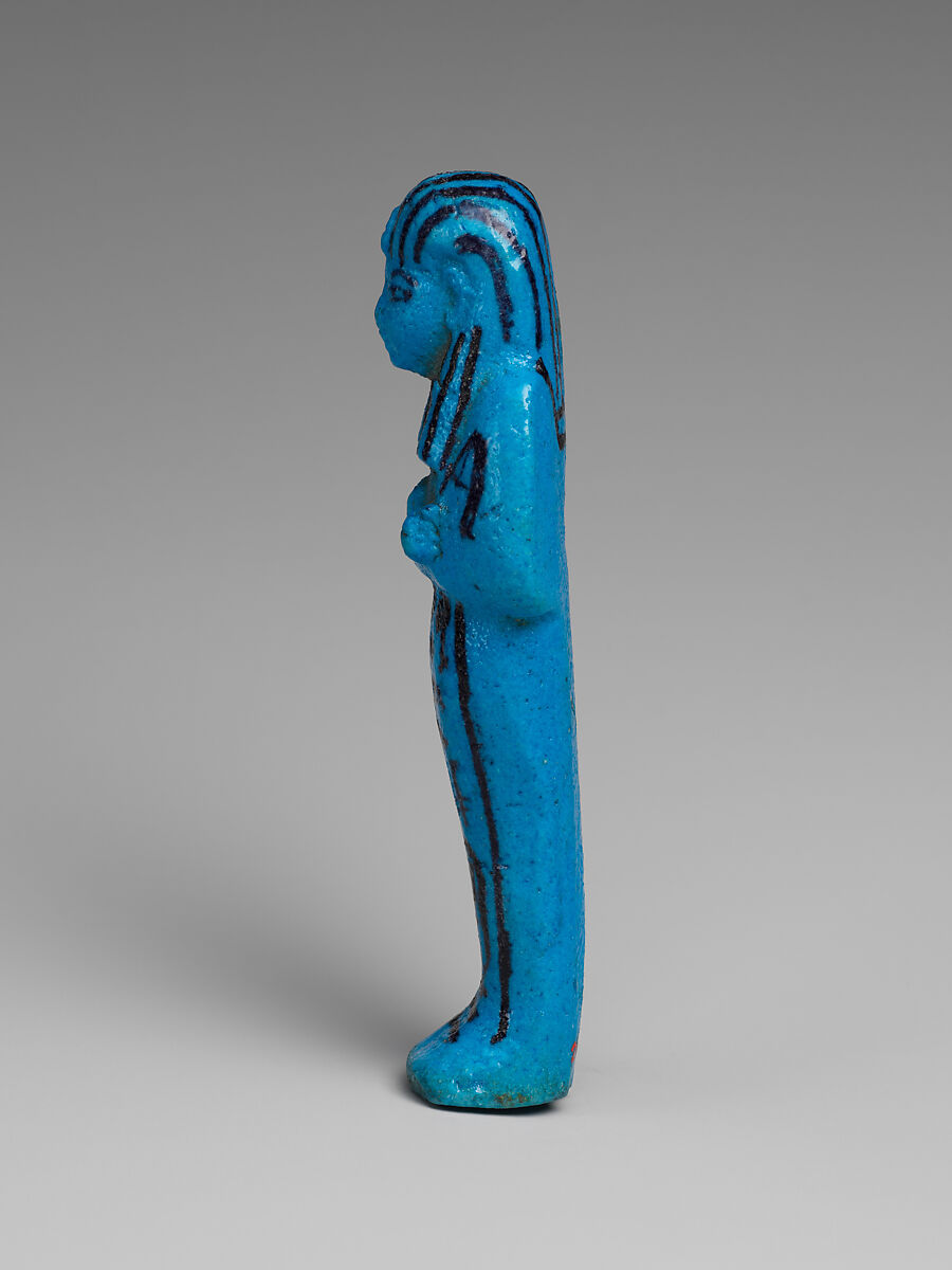 Shabti of Painedjem I, Faience
