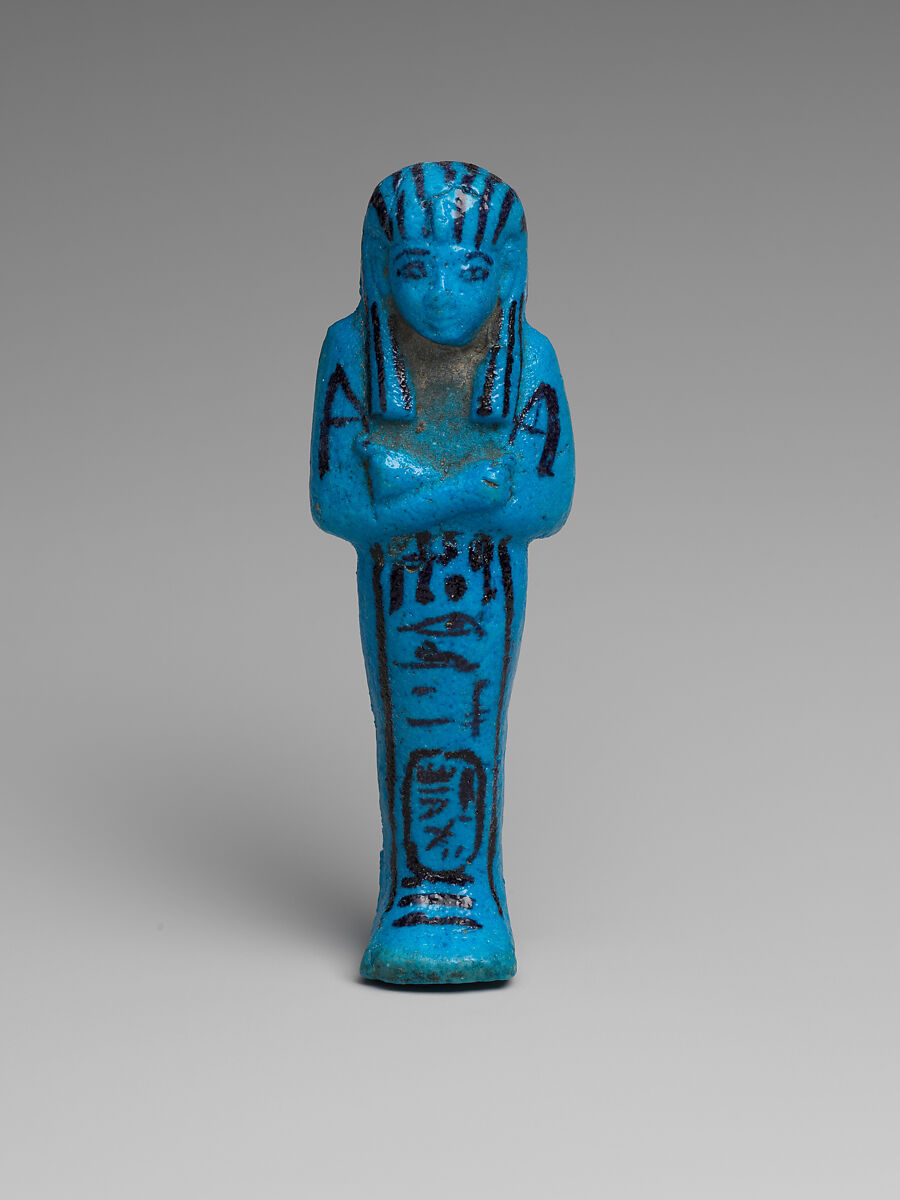 Shabti of Painedjem I, Faience 