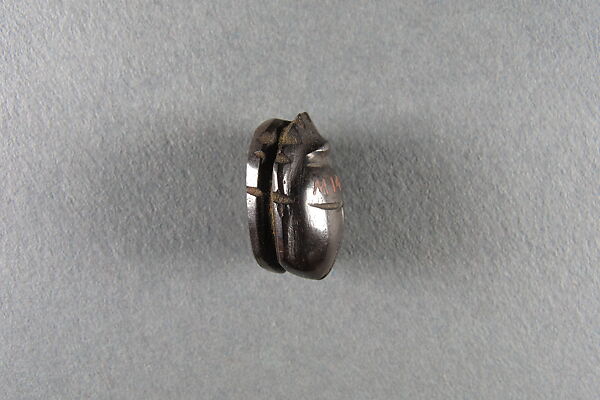 Scarab inscribed with the name Neferkare (Shabaqo), Hematite