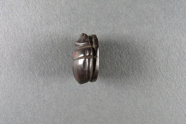 Scarab inscribed with the name Neferkare (Shabaqo), Hematite