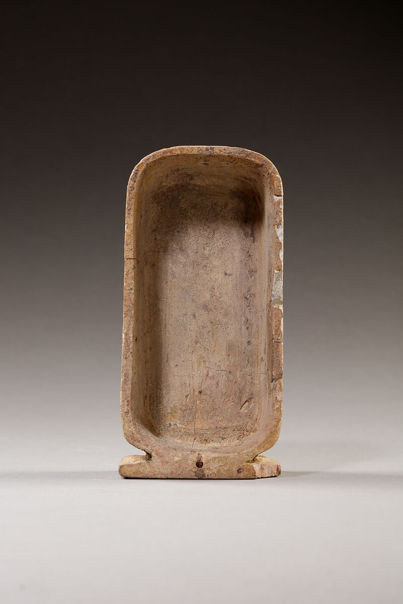 Cartouche shaped box inscribed for Usermaatre Sheshonq-Sibast, Sheshonq III, Steatite