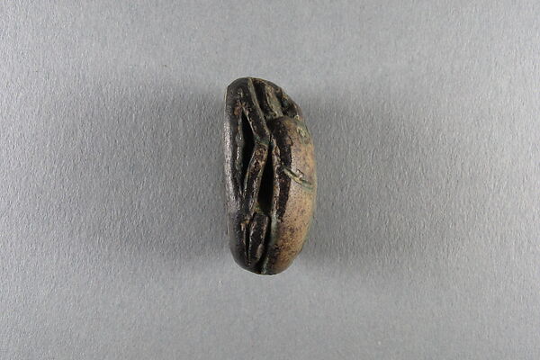 Scarab, Shabaqo, Black steatite, traces of green glaze