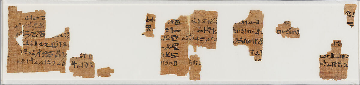 Book of the Dead, fragments chapters 23 and 26, Papyrus, ink 