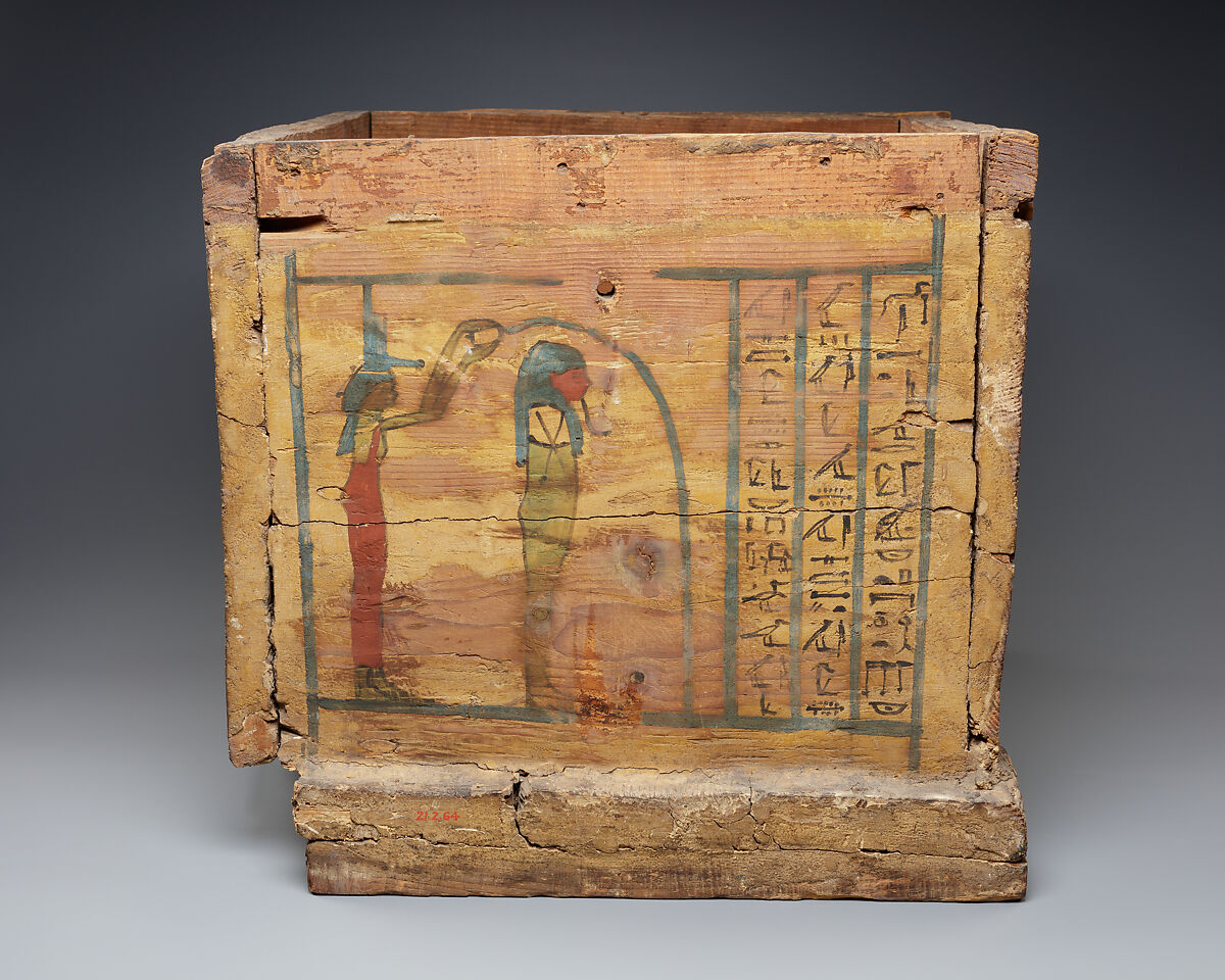 Canopic Box, Wood, paint
