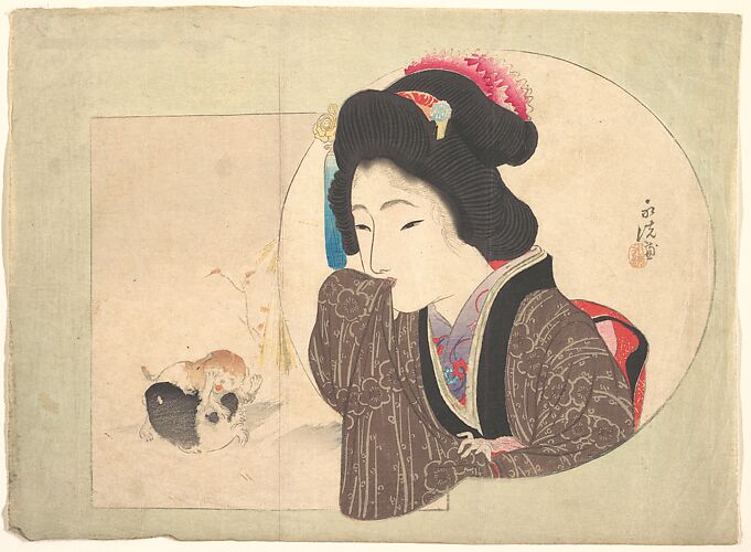 Keisai Eisen, Rejected Geisha from Passions Cooled by Springtime Snow, Japan, Edo period (1615–1868)