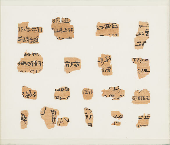Papyrus fragments, Book of the Dead