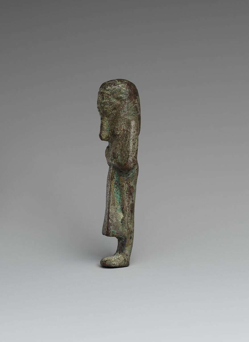 Overseer Shabti of Psusennes I, Bronze or copper alloy