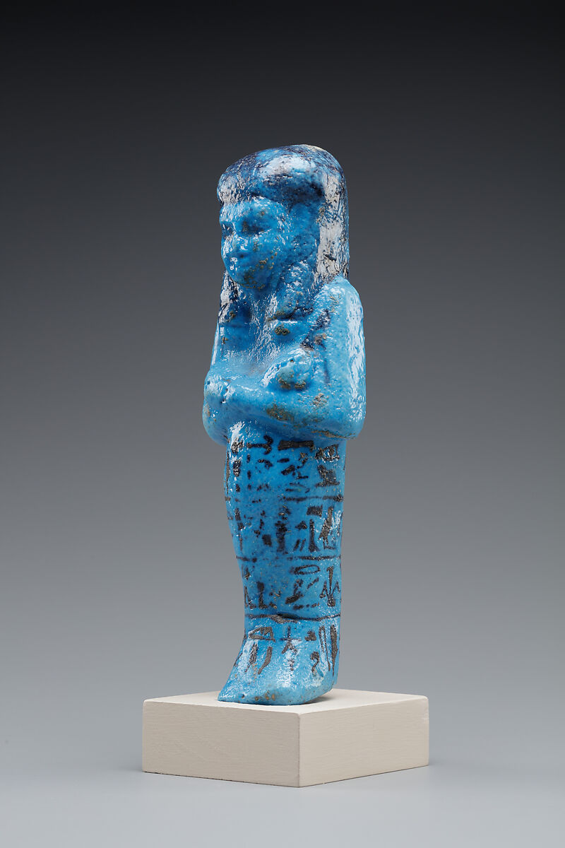 Shabti of Isetemkheb (D), wife of Painedjem II, Faience