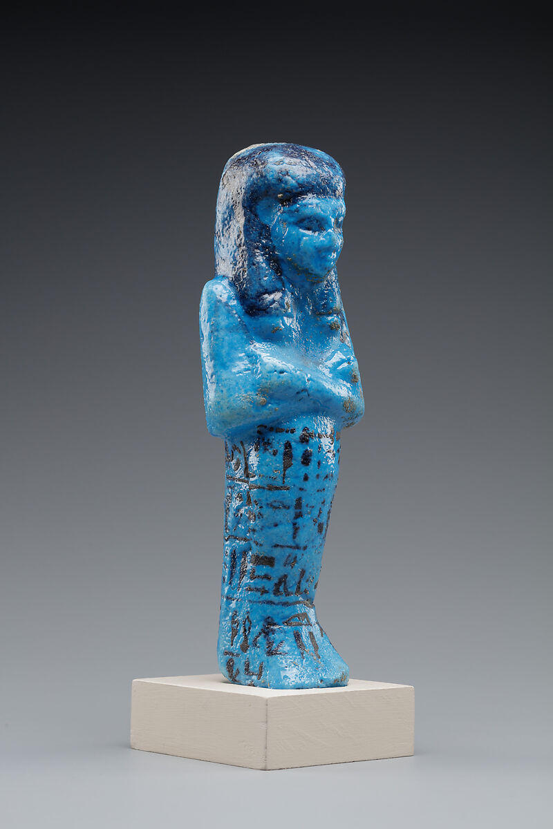 Shabti of Isetemkheb (D), wife of Painedjem II, Faience