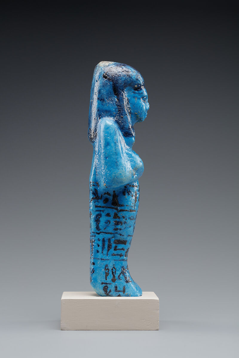 Shabti of Isetemkheb (D), wife of Painedjem II, Faience