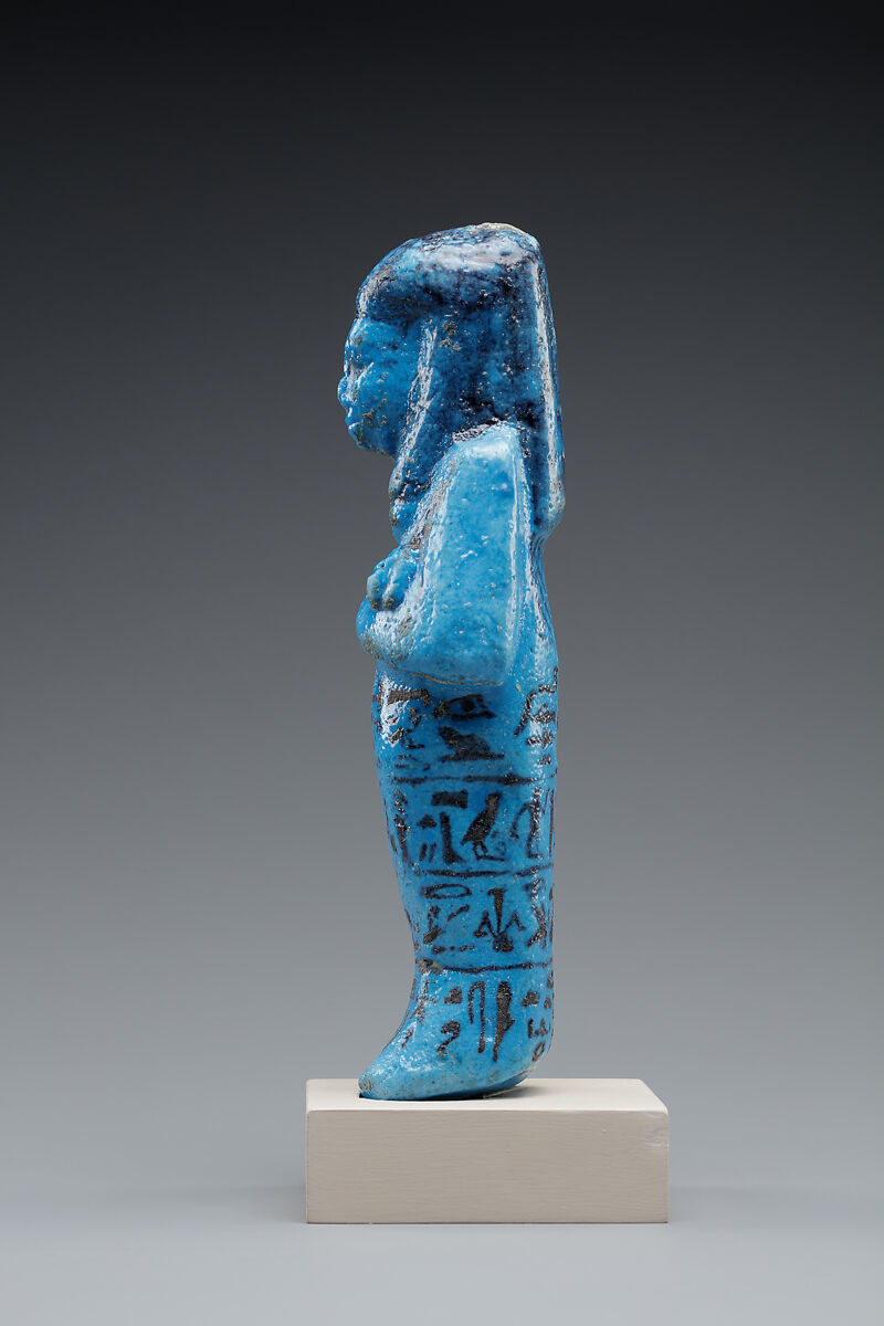 Shabti of Isetemkheb (D), wife of Painedjem II, Faience