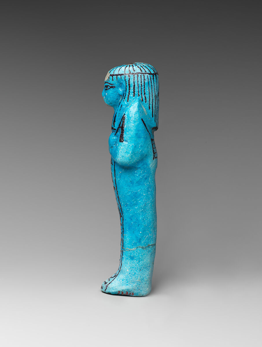 Shabti of the Divine Consort Mutemhat Mehytenweskhet, Faience