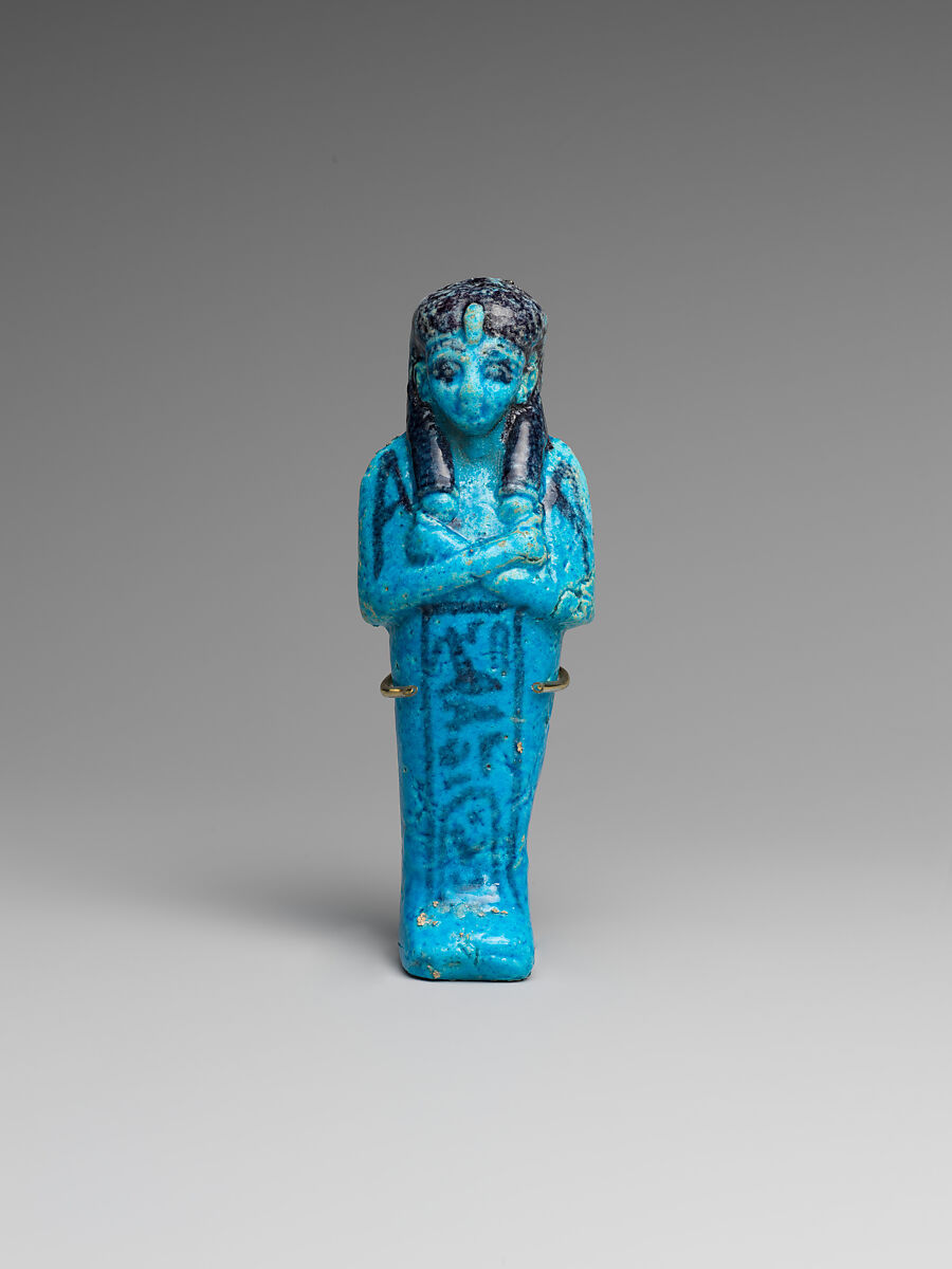 Shabti of the God's Wife Maatkare, Faience 