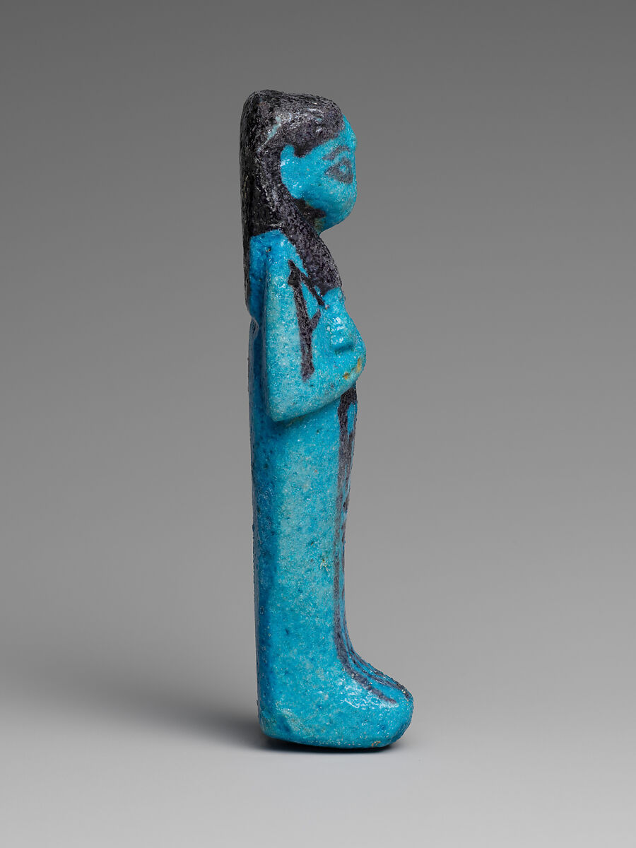Shabti of the God's Wife Maatkare, daughter of Painedjem I, Faience