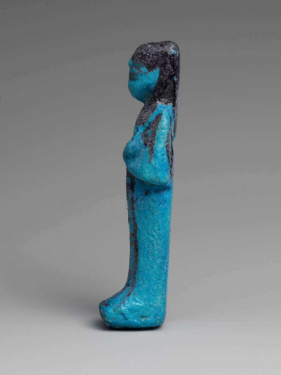 Shabti of the God's Wife Maatkare, daughter of Painedjem I, Faience