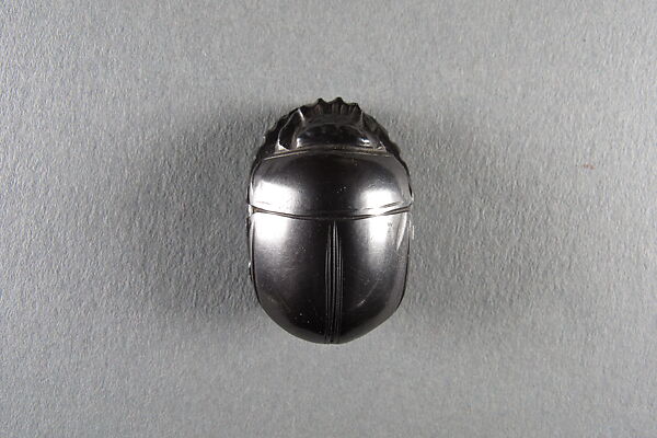 Scarab, Psamtik I, Hematite