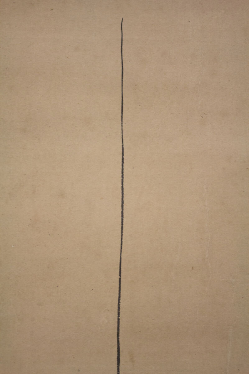 Crested Bird on Stump of Plum Tree, Attributed to Kano Naonobu (Japanese, 1607–1650), Hanging scroll; ink on paper, Japan