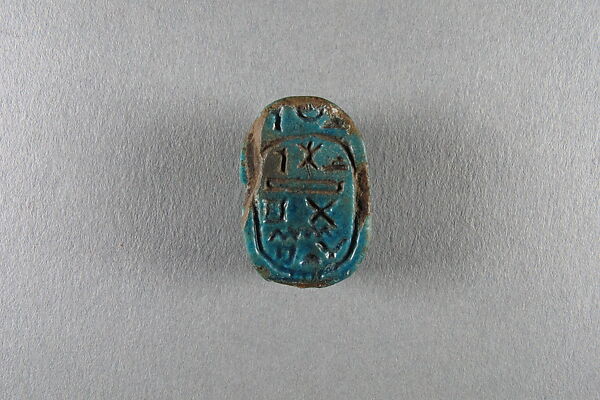 Scarab of Shepenwepet, Faience 