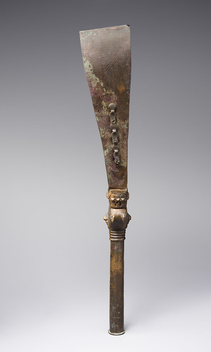 Arc sistrum of Tapenu, chantress of Sobek of Khenyt, Cupreous metal