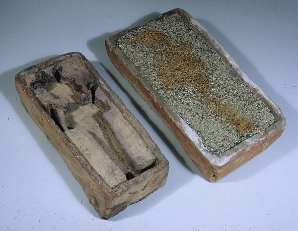 Germinating Osiris Brick, Pottery