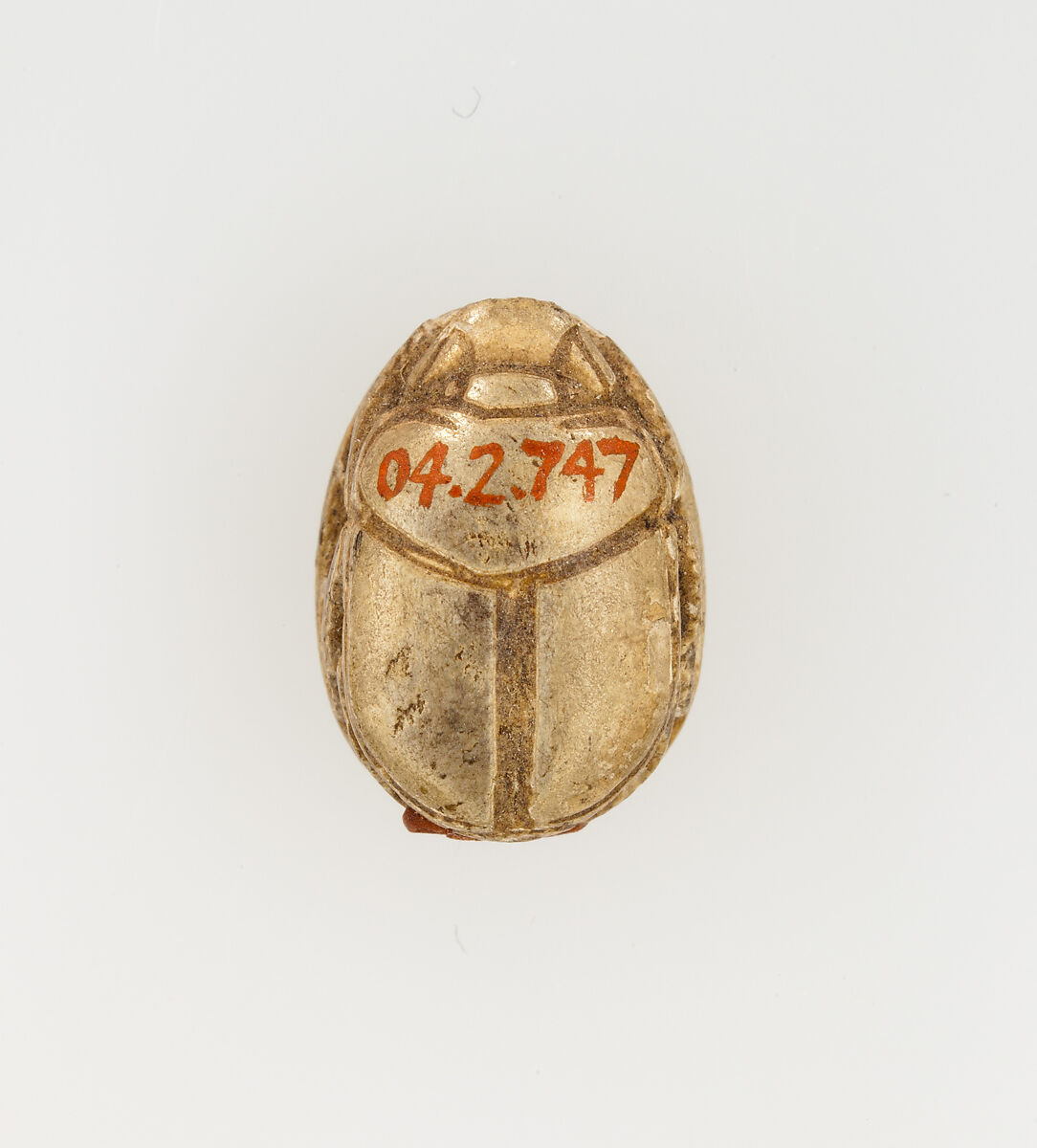 Scarab Inscribed with the Throne Name of Thutmose II, Steatite ?