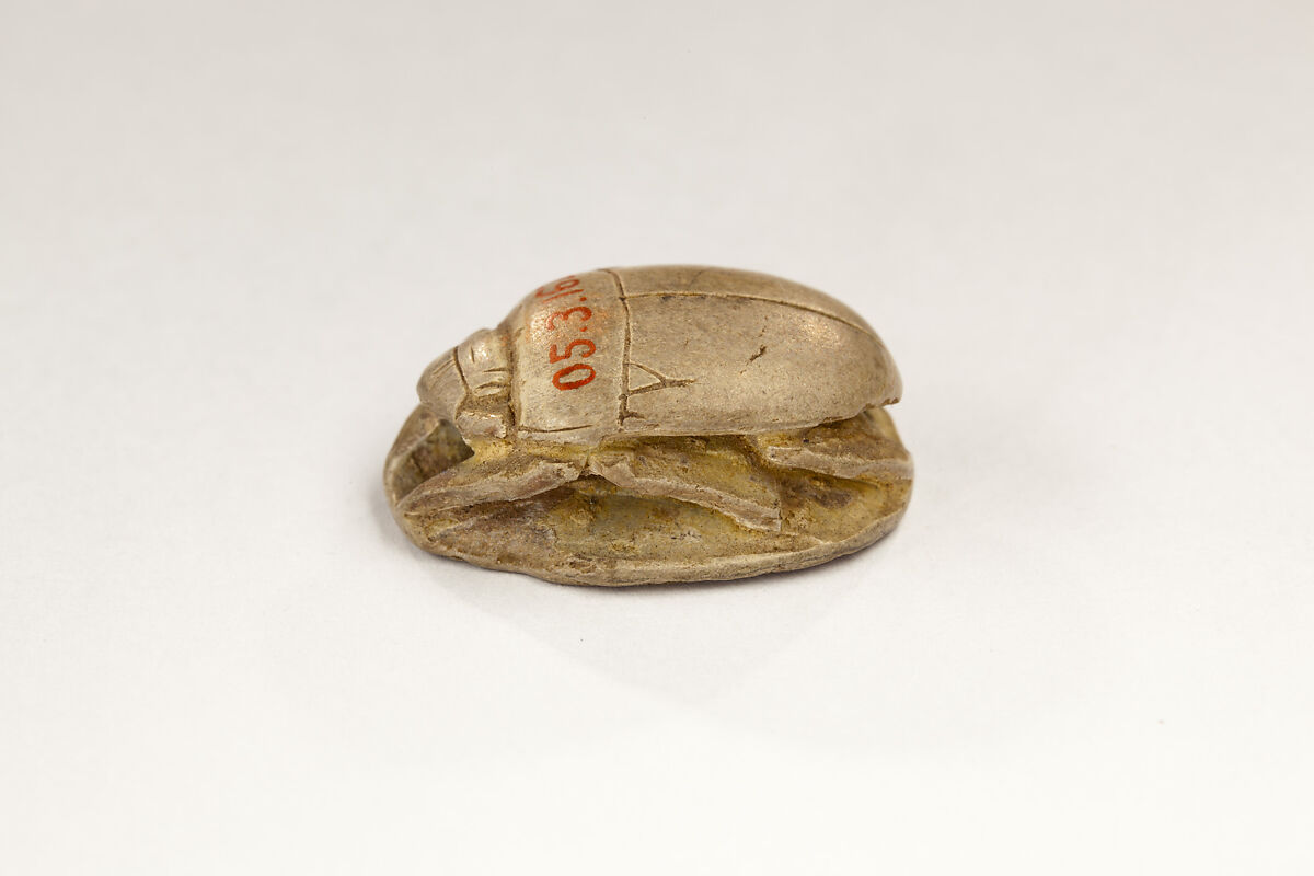 Scarab Inscribed with the Throne Name of Amenhotep II, Steatite