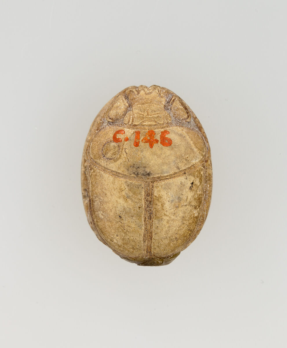 Scarab Inscribed with the Throne Name of Thutmose I, Steatite