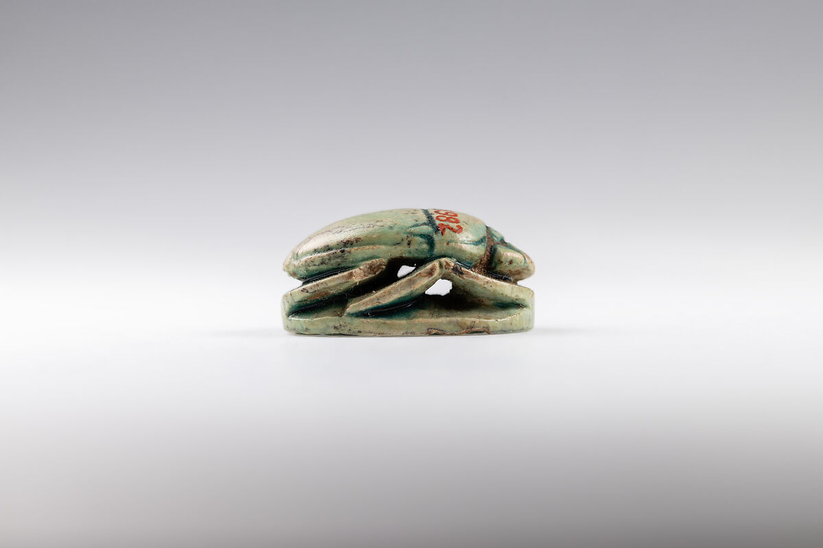 Scarab, Glazed steatite