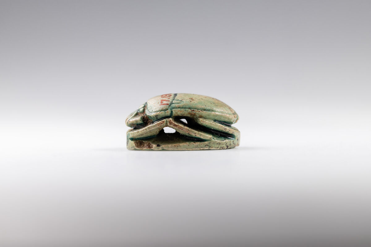 Scarab, Glazed steatite