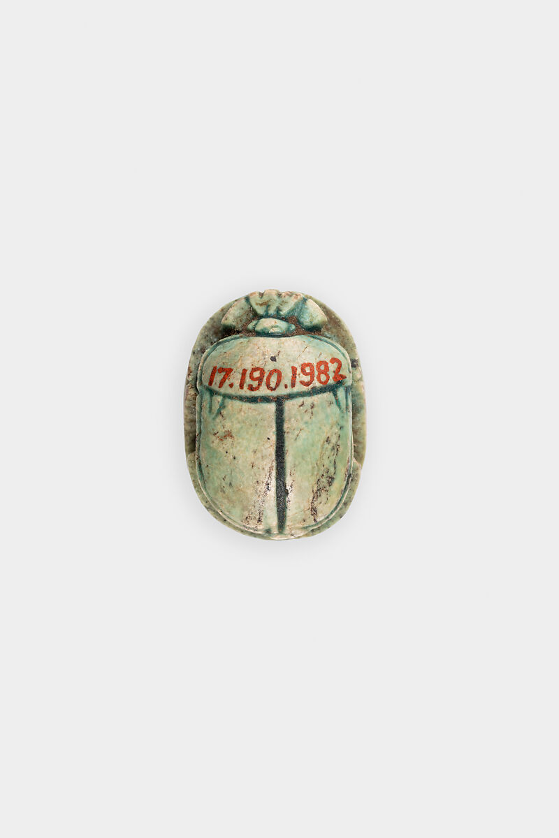 Scarab, Glazed steatite