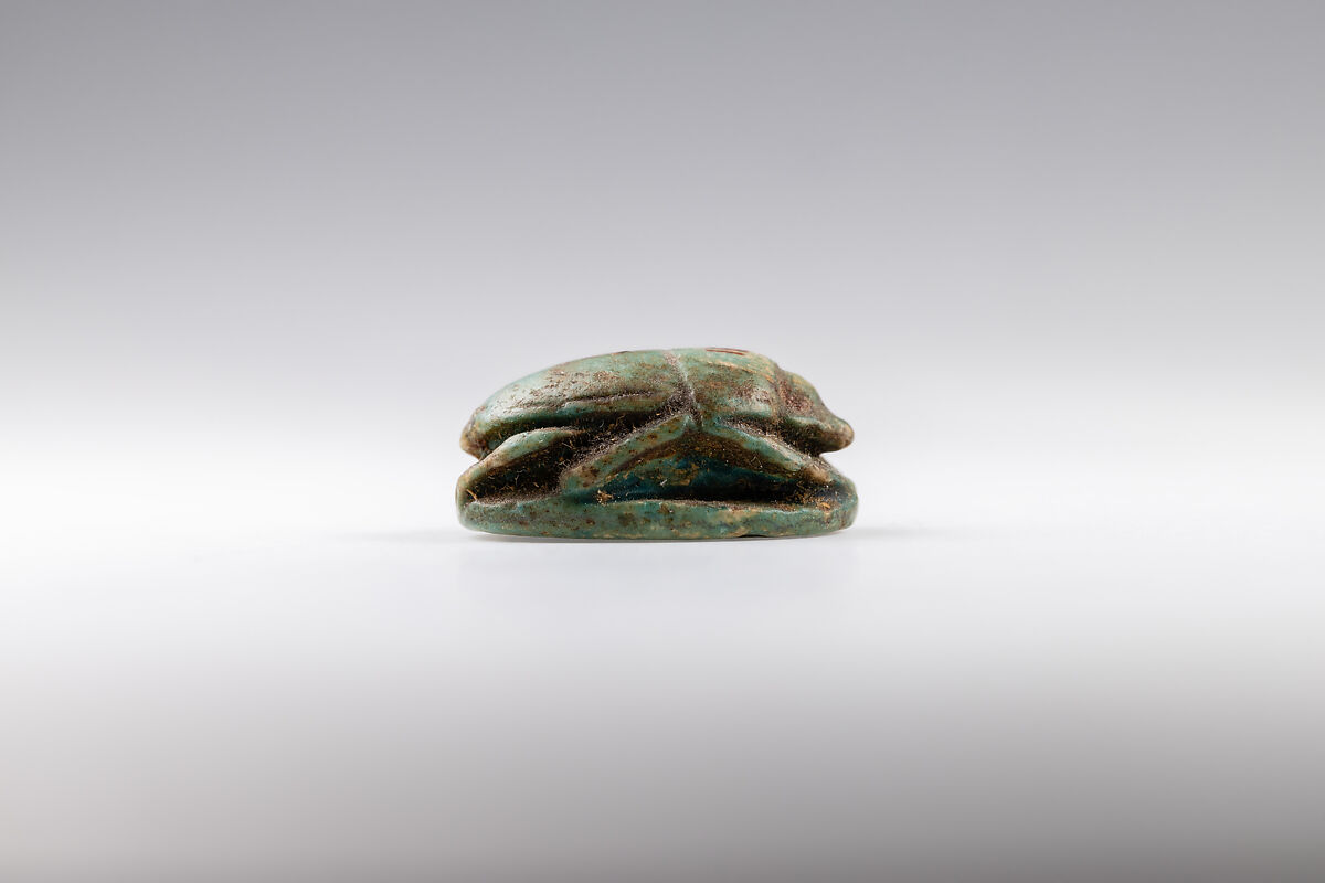 Scarab, Amenhotep III, Faience