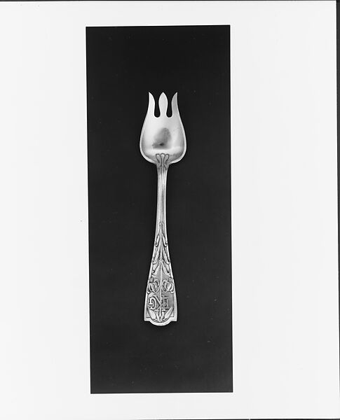 Pastry Fork, Designed by George Washington Maher (1864–1926), Silver, silver gilt, American 