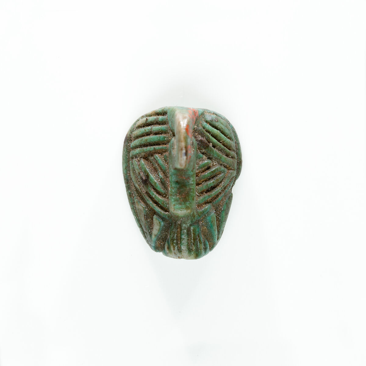 Stamp Seal in the Shape of a Duck, Faience