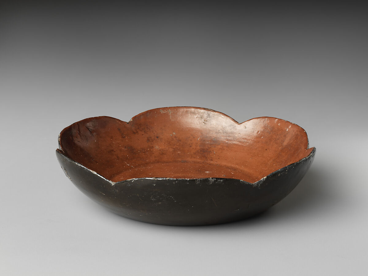 Lobed Dish, Lacquer, China
