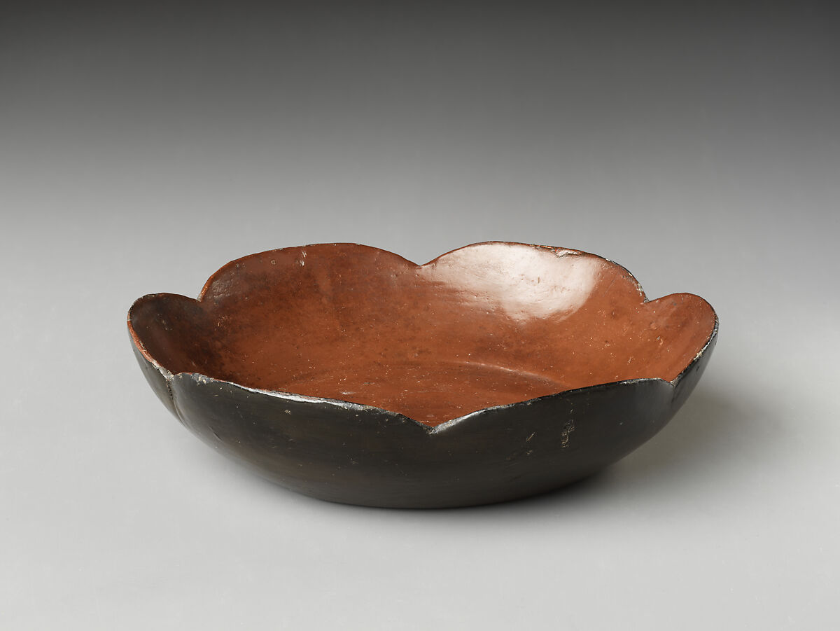 Lobed Dish, Lacquer, China