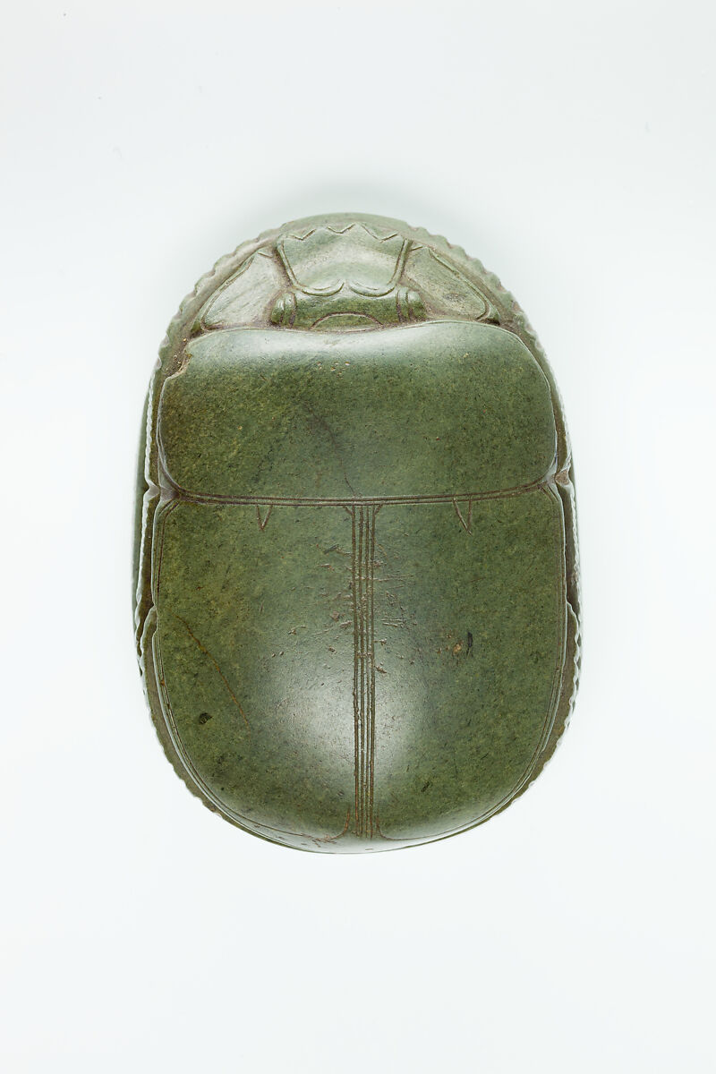 Heart Scarab, Dark Green Stone