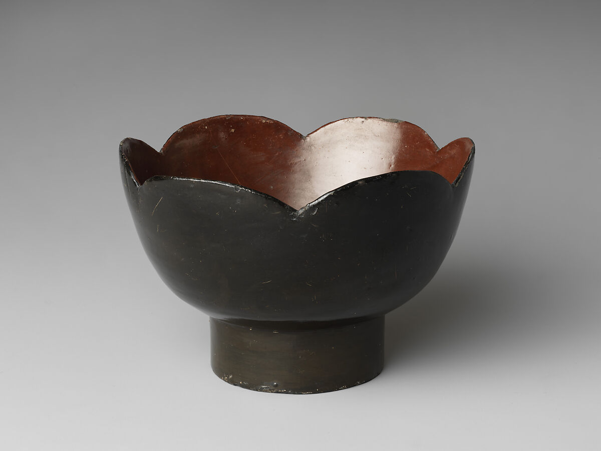 Lobed bowl, Lacquer, China