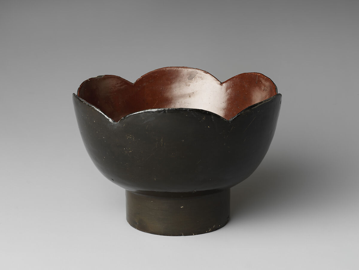 Lobed bowl, Lacquer, China