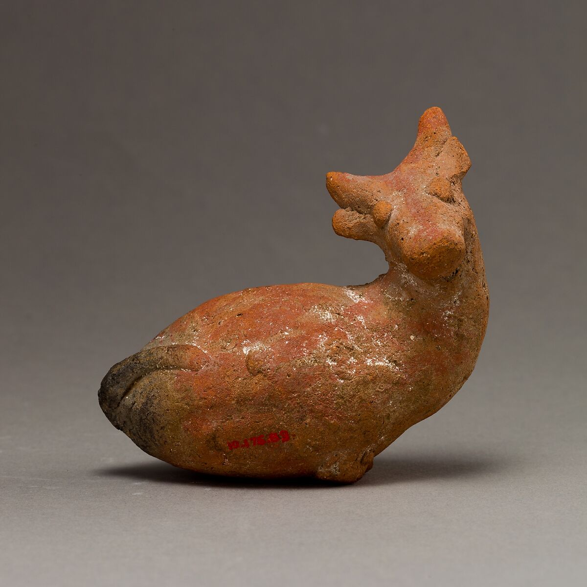 Cow rattle, Pottery