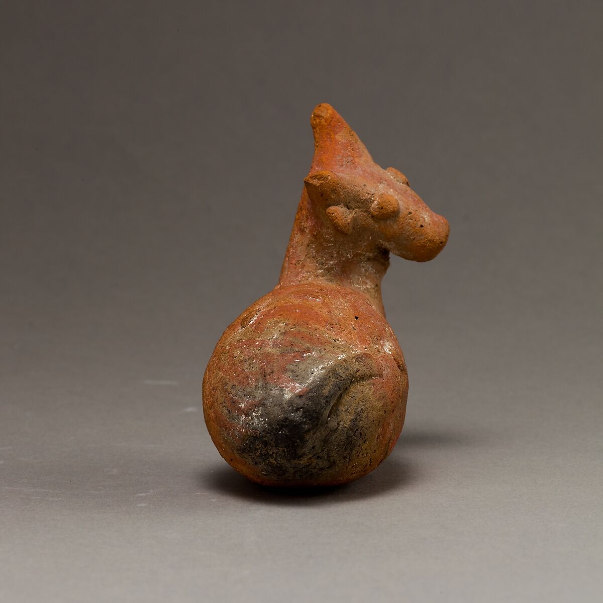 Cow rattle, Pottery
