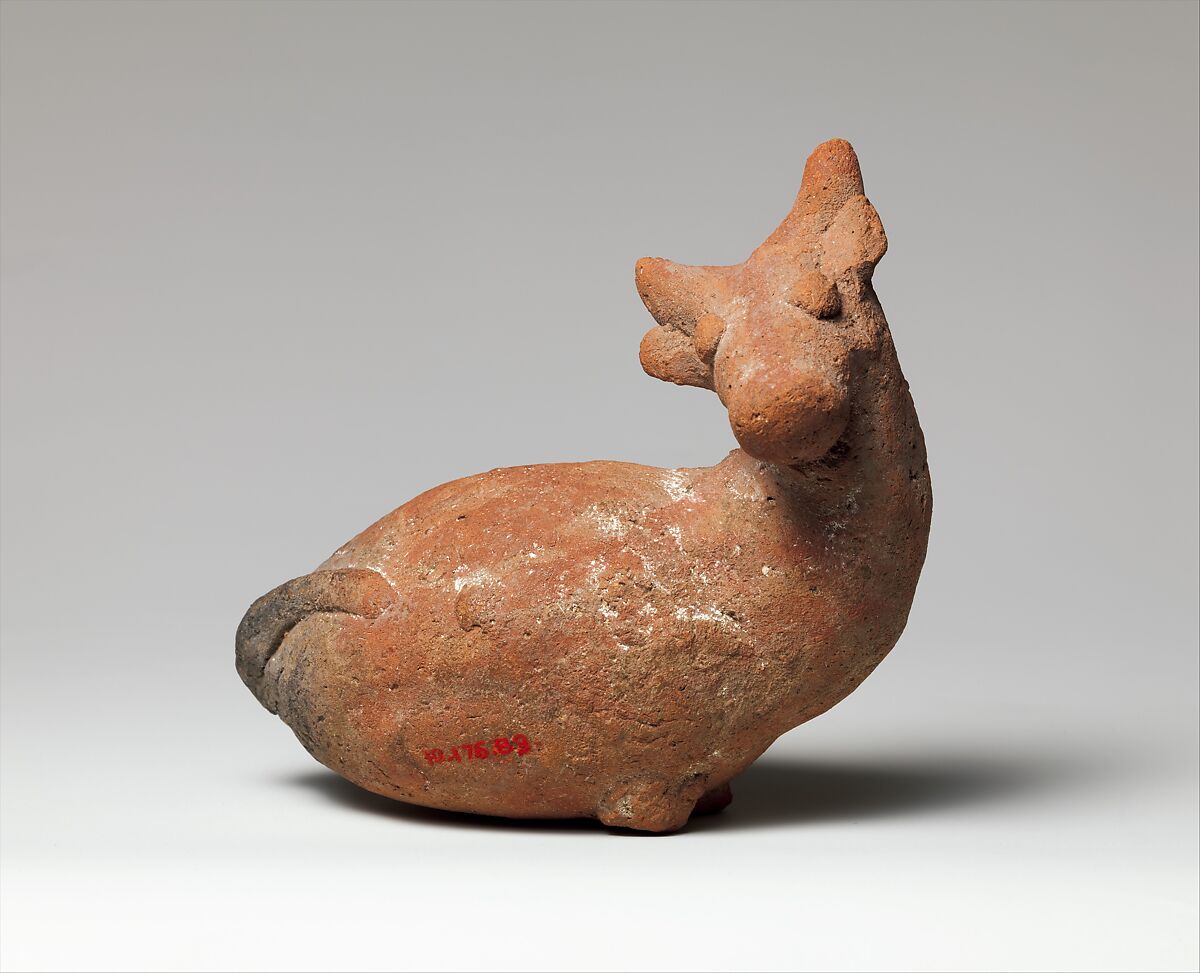 Cow rattle, Pottery 